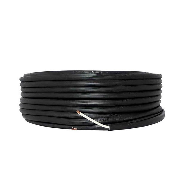 Cable Uso Rudo 2X14 Rollo 100m Color Negro Cca KONECT ME0132