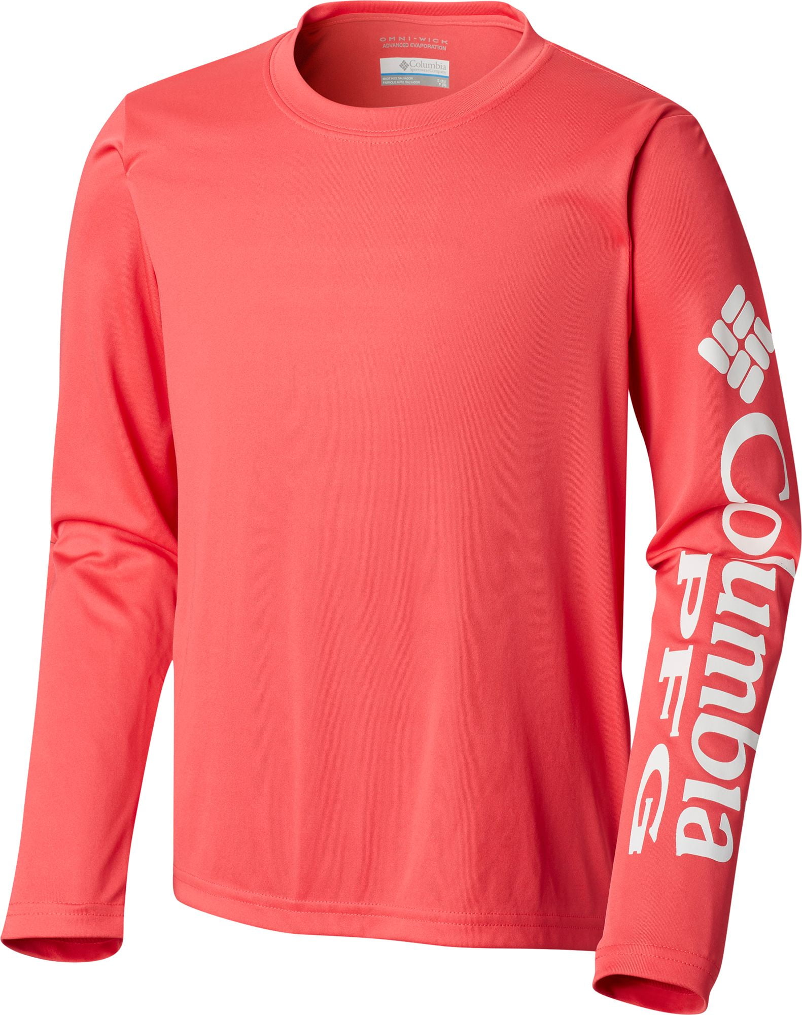 columbia omni wick long sleeve t shirt