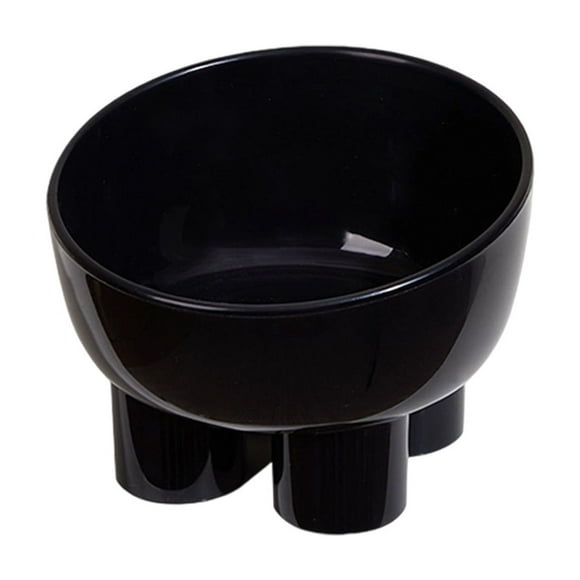 Bol de Nourriture pour Chat à Jambes Éléphant 15° Bol Surélevé avec Coussin en Silicone pour Chat Vomissement Colonne Vertébrale Adapté aux Chats de Tous Âges