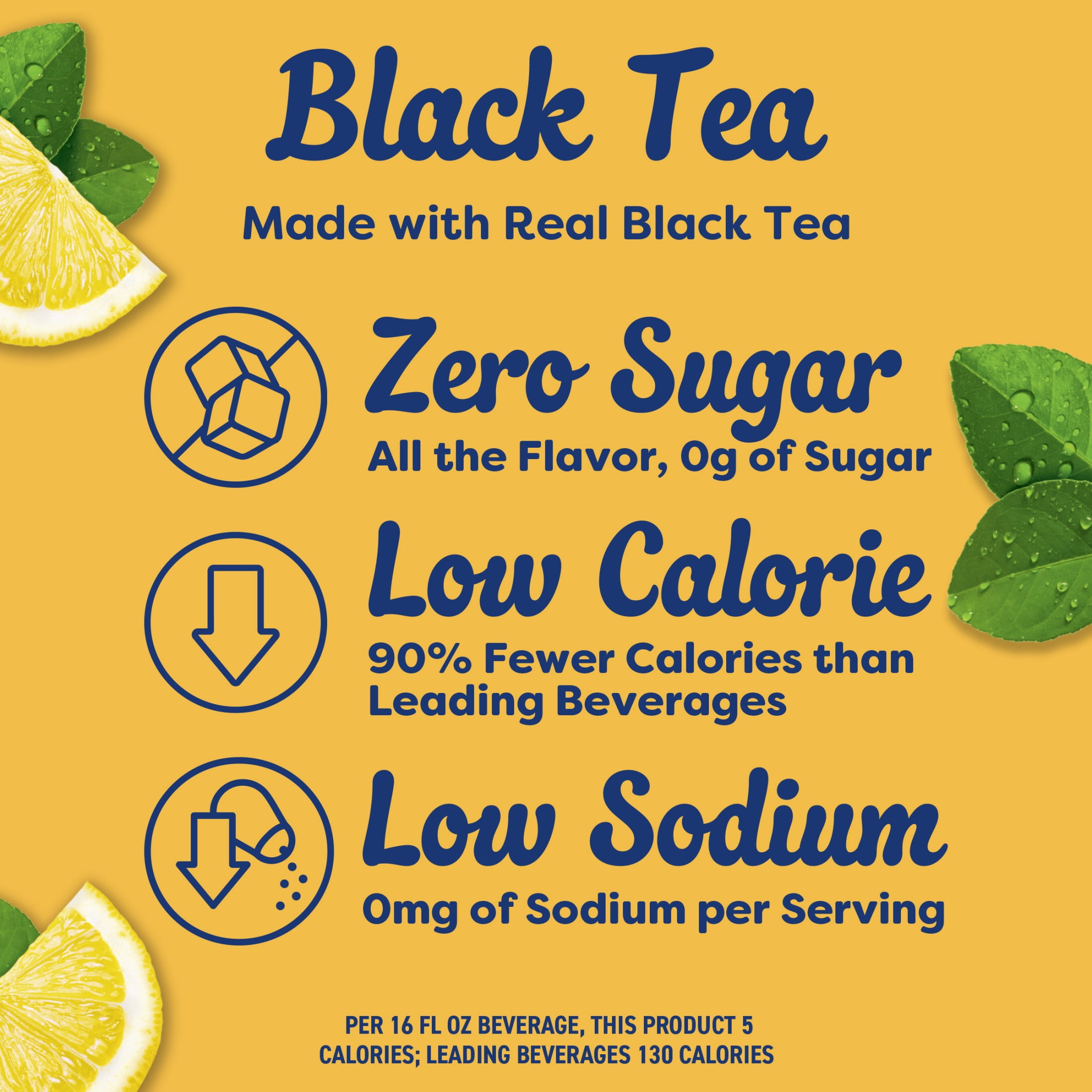 Crystal Light Drink Mix, 10 Packets, for Convenient On-the-Go Flavorful Hydration, Naturally flavored with other natural flavor Lemon Iced Tea, Zero Sugar, 0.7 oz