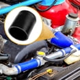 thumbnail image 3 of Unique Bargains 1 Set 65mm 2.56" ID Silicone Hose Cap W/ Clamp Intake Vacuum Hose End Plug for Car Silicone Black, 3 of 7