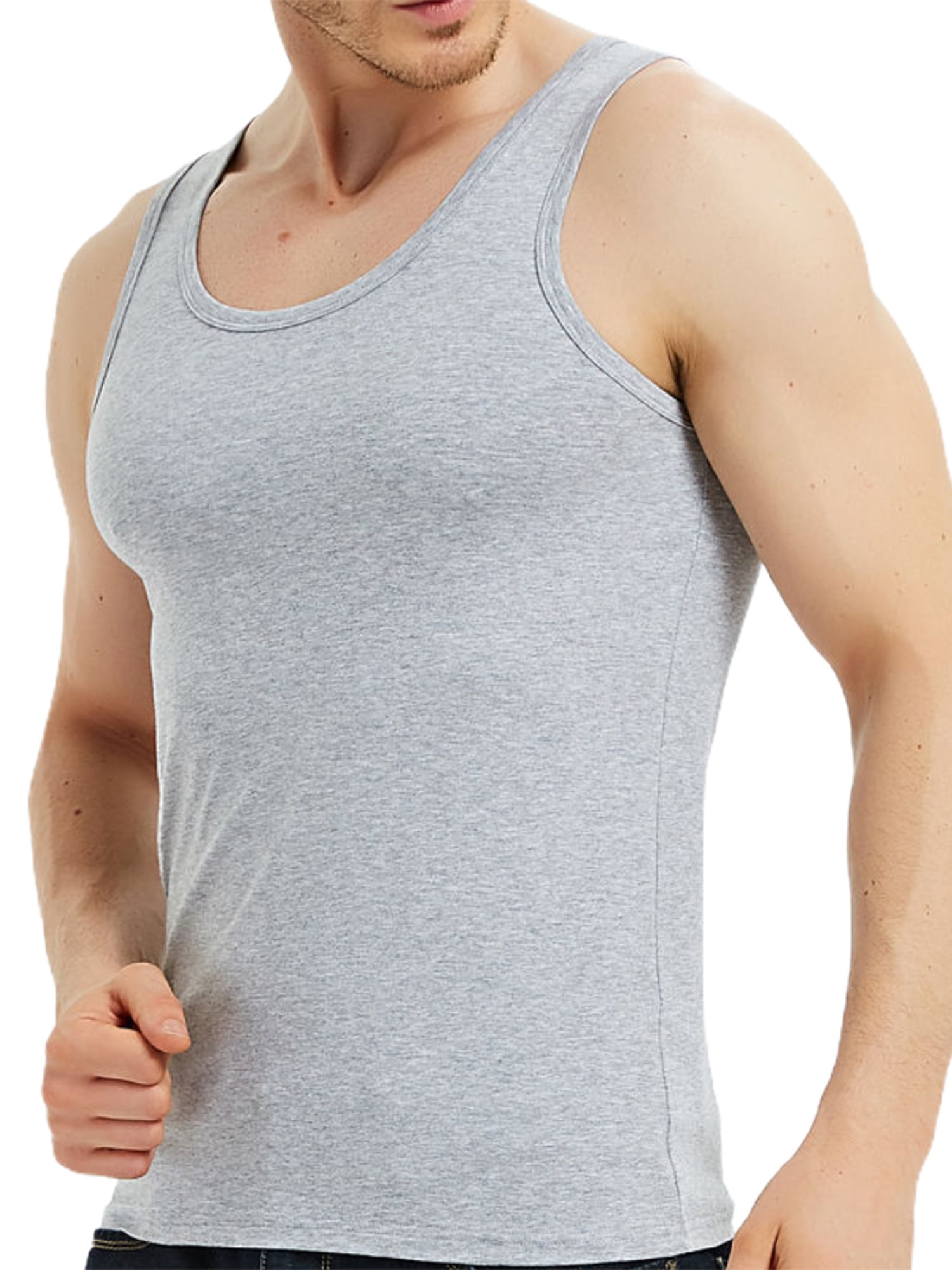 Wodstyle Mens Sleeveless Fitness Muscle Vest Running Tank Tops Joggers  Sports Gym Singlet T-Shirt - Walmart.com