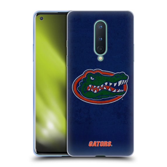 Head Case Designs Officially Licensed University Of Florida UF University Of Florida Distressed Look Soft Gel Case Compatible with OnePlus 8 5G