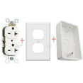 thumbnail image 4 of Bgsha Outlet Covers Wall Plates,Standard Size Duplex Outlet Covers, 4 of 5