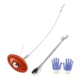 thumbnail image 2 of Sidewall Slug Set de Parcheo de Neumáticos Kit Portátil Herramienta Eficiente Reparación Rápida Metal Adecuado para Vehículos Recreativos Campamentos Carretera Naranja, 2 of 8