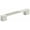 Brushed Nickel, variant on Schaub And Company 211002-GM Urbano 6" Center To Center Contrast Knurled Modern Square