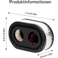 thumbnail image 2 of High-quality Filters for Lawn Mower Air Filter, Pleated Design with Easy Cleaning for Briggs and Stratton Engines, Regular Replacement Enhances Engine Performance, 2 of 5