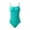Z1Green, variant on lnmuld Girls One Piece Swimsuits Detachable Cups Adjustable Shoulder Straps Summer Beach Pool Size:15-16 Years