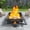 36 inch, variant on 36 inch fire Pit, Square Outdoor Fire Pit with Poker, Wood Burning Fire Pit for Camping, Backyard, Patio