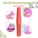 thumbnail image 4 of Nail Buffer Block File Esponja Lavable Doble cara 100/180 Acrílico Nail Polishing File Jormftte CPB-DE-LYY214-6, 4 of 5