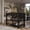 Black, variant on Solid Pine Farmhouse Kitchen Island/Prep Table in Harvest Brown