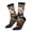3 Black, variant on Cute Fallen Leaf Koala Print Adult Socks for Men & Women,Calf Socks, Ankle Socks,Boots Socks,Breathable Casual Sock,Unisex Crew Socks