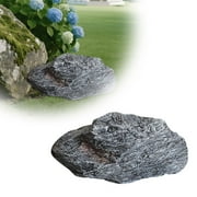 Rock Landscape Rock Multipurpose Pump Cover Background Props Stone Sculpture Realistic for Lawn Garden Patio Porch, Style B