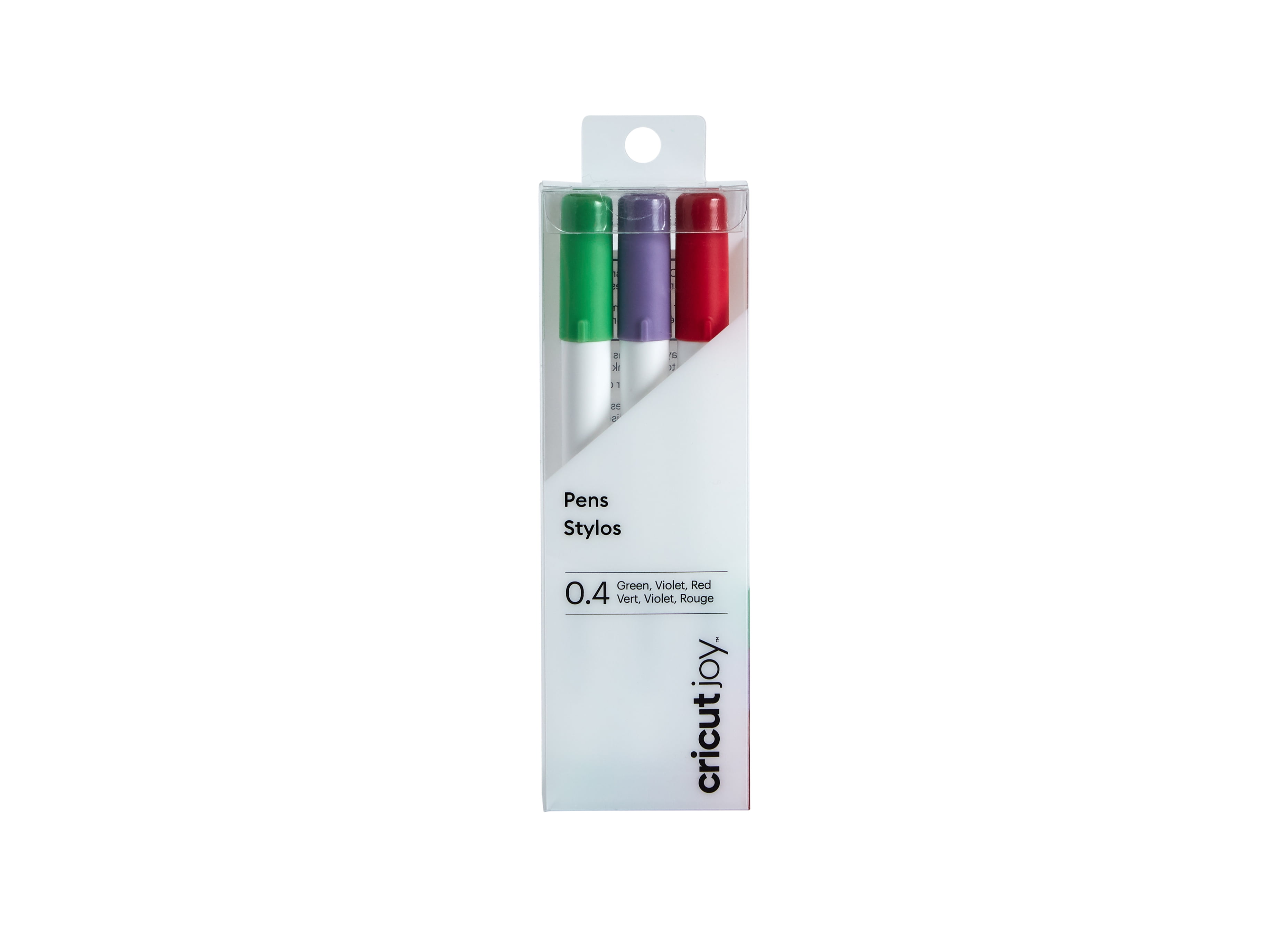 Cricut Joy Fine Point Pens, 0.4 mm (3 Count) Red, Green and Violet