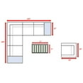 thumbnail image 3 of Living Source International 9-Piece Sectional Set plus Cushions in Espresso, 3 of 5