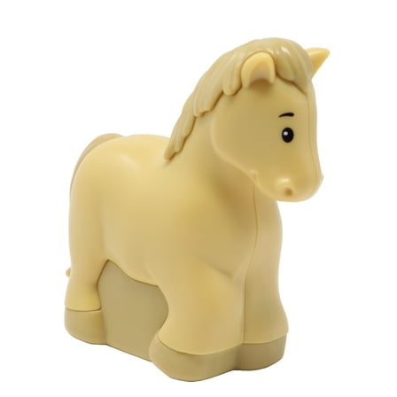 Replacement Part for Collectible Fisher-Price Little People Discovery Farm Barnyard Stable Playset HMJ60 - Replacement Tan Horse Figure