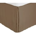 thumbnail image 1 of Fancy Collection 14” Inch Drop Tailored Pleated Bed Skirt Full Size Solid Taupe New, 1 of 1