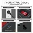 thumbnail image 3 of ONDOG 6 ft Extension Cord Power Strip - 6 AC Outlets and 3 USB Ports Surge Protector(2100J), ETL, 3 of 7