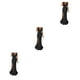 thumbnail image 4 of Vestido de noche Minnieouse Traje de fiesta Cuello en V Fuera de la raja Lavable Negro S M L XL XXL 3XL, 4 of 6