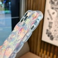 thumbnail image 5 of Compatible with iPhone 13 Pro Max Case,Cute Laser Gradual Bling Love Heart Glitter Clear+Translucent Card Soft Wave Frame Anti-Falling 3D Thick Shockproof Phone Cover(for 13 Pro Max 6.7), 5 of 10