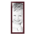 thumbnail image 2 of ArtToFrames 13" x 34" Cherry Picture Frame, 13x34 inch Red MDF Poster Frame (WOM-4333),  Pack, 2 of 8