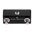 thumbnail image 1 of Interrupteur à Pied Double Commande Effet Guitare Pièces Instrument Accessoire (Noir), 1 of 8