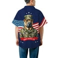 thumbnail image 5 of Happy Father's Day Honoring Veterans Chinese Shar-Pei in Army Uniform Hawaiian Shirt Breathable Summer Unisex Merch Dog Lover - 13007, 5 of 6