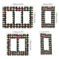 thumbnail image 2 of Yayeee Rocker Switch Wall Plate 1-Gang 4.6"x2.9" Home Decorative Outlet Cover, Green Block Pattern, 2 of 6