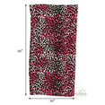 thumbnail image 6 of Landana Headscarves Cotton Face Mask Bandana Tube Scarf Made in America Solid Neck Gaiter 90% Cotton, 10% Spandex- Neon Pink, 6 of 6