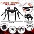 thumbnail image 3 of ArañA Gigante para Halloween, 3 Paquetes de ArañAs Falsas para Halloween, ArañAs Grandes y Peludas para Exteriores e Interiores., 3 of 5
