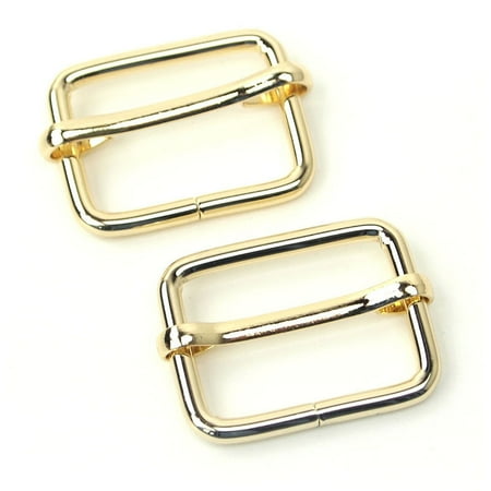 

2Pc Sallie Tomato 1 Slider Buckles - Set of Two Gold