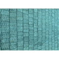 thumbnail image 1 of Ahgly Company Machine Washable Indoor Rectangle Transitional Dark Cyan Green Area Rugs, 7' x 10', 1 of 7