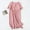 Pink, variant on Women Dresses under $10! Cagogo Women's Summer Short Sleeve Cotton Linen Dress Crewneck Casual Midi Tshirt Dresses Vintage Loose Beach Vacation Dress