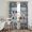 Gray, Beige, Ocean Blue, White, variant on Colorful Stone Sheer Curtains 84 Inch Length 2 Panels Set, Modern Natural Geometric Plaid Voile Window Treatment Rod Pocket Curtains Sheers Drapes for Bedroom/Living Room/Kitchen 52"x84"x2