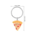 thumbnail image 2 of ADDHAT 6Ud Llavero De Pizza Con De Resina Y Aleación Para Llaves Bolsos Y Regalos, 2 of 8