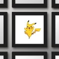 thumbnail image 2 of Gallery Pops Pokemon - Pikachu Jumping Pose Wall Art, Black Framed Version, 12" x 12", 2 of 8