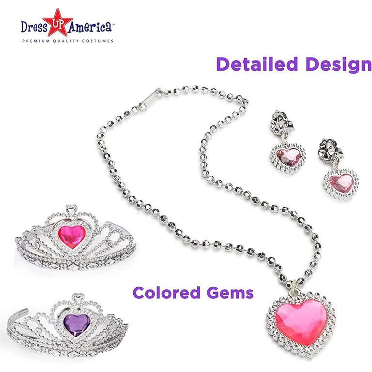 disney princess dress up jewelry Amazon.com: NINAOR 56 Pack Princess Jewelry for Girls Princess Dress Up Accessories Kids Play Jewelry for Girls Included Crown Wand Necklace Bracelet Rings Earrings Great as Princess Party Decoration : Toys &