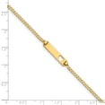 thumbnail image 4 of Finest Gold 14K Yellow Gold Cut-Out Heart Curb Link ID 6 in. Bracelet, 4 of 4