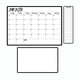 thumbnail image 4 of Kenally Kit de calendario de borrador en seco, tablero magnético para mensajes, pizarra planificadora con 8 bolígrafos, borrador eficiente Artesanía, 4 of 6