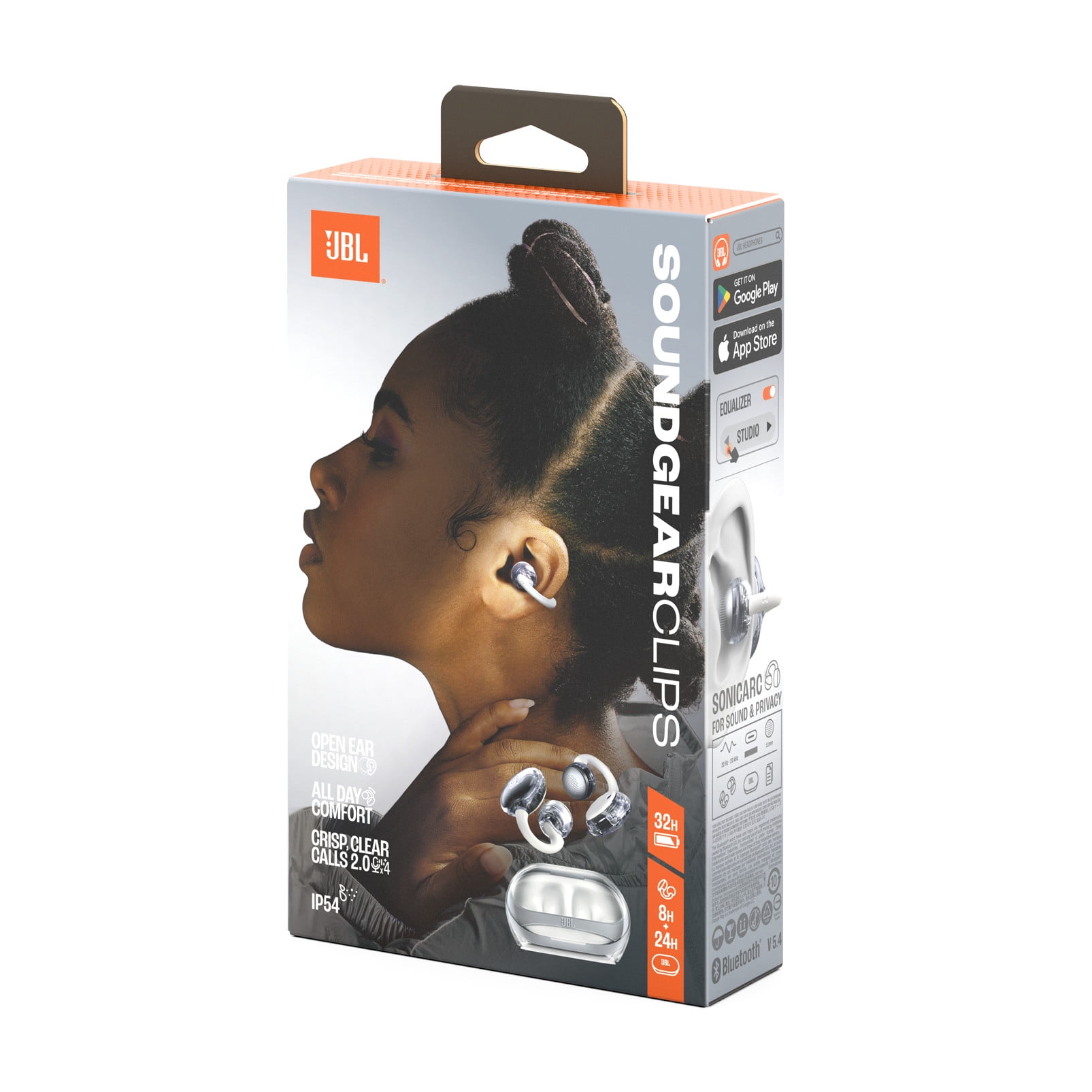 JBL Soundgear Clips - True wireless open-ear headphones - White