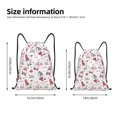 thumbnail image 2 of Fotbe Valentine's Day gnomes Bolsa Mochila con Cordón Estampada, Bolsa de Gimnasio Deportiva, Bolsa Cinch, Bolsa con Cordón para Hombres y Mujeres-Medium, 2 of 6