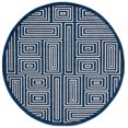 thumbnail image 2 of Safavieh Amherst Dawa Geometric Area Rug, Navy/Ivory, 7' x 7' Round, 2 of 13