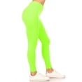 thumbnail image 2 of Women's Casual High Waist Solid Full Length Leggings, 2 of 4