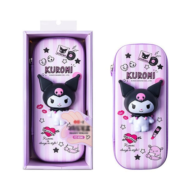 1 Estuche De Lápices De Descompresión Kuromi, Estuche De Lápices EVA Estuche De Lápices De Gran Capacidad Caja Organizadora Estacionaria