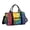 Pink and Yellow Tie Dye Pattern, variant on Blue and Purple Tie Dye Pattern Gym Bag with Shoe Compartment, Swim Bag with Wet Pocket and Trolley Sleeve, Water Resistant Gifts Ideas for Family Friends,17.3 X 11.8 X 7.5 Inches