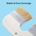 thumbnail image 2 of Misright Wide Limewash Brush Double Head Design Natural Bristles Paint Brush for Brick, 2 of 8