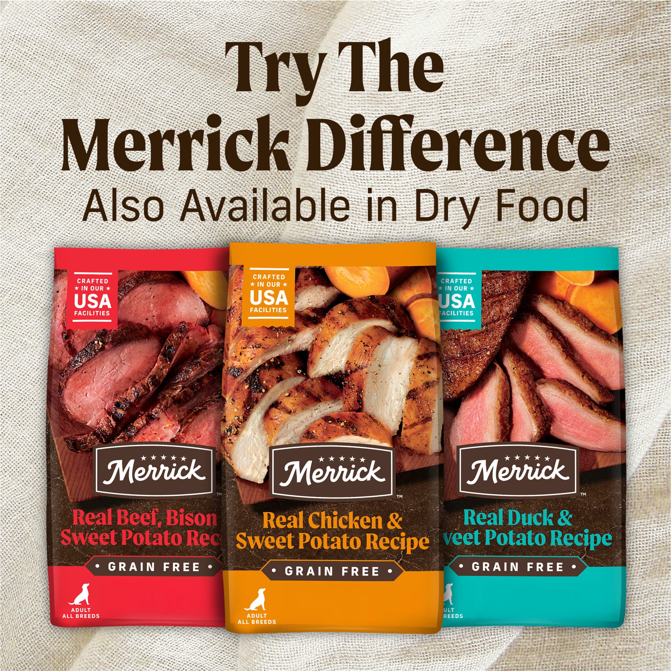 Merrick Backcountry Real Chicken Wet Dog Food, Grain Free, 12.7 oz Cans (12 Pack)