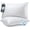 Queen Size, variant on Standard Size Cooling Bed Pillows - Down Alternative Breathable Pillows Set of 2 for Side, , and Sleepers Hotel Quality Soft Microfiber Fill -Friendly