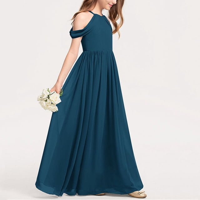 LOVZFMLL Robe à Manches Courtes Imprimée Extensible Ligne A Robe de Récital Scolaire Robe à Manches Courtes Col Rond