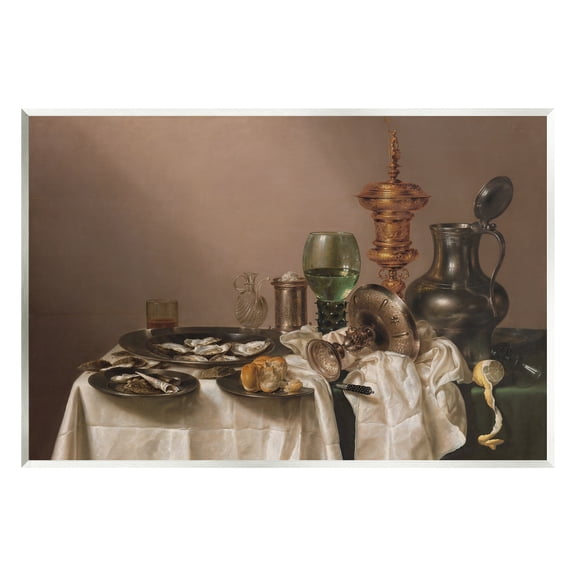 Stupell Industries Still Life with Gilt Cup Willem Claesz Classic Painting Painting Unframed Art Print Wall Art, Design by one1000paintings
